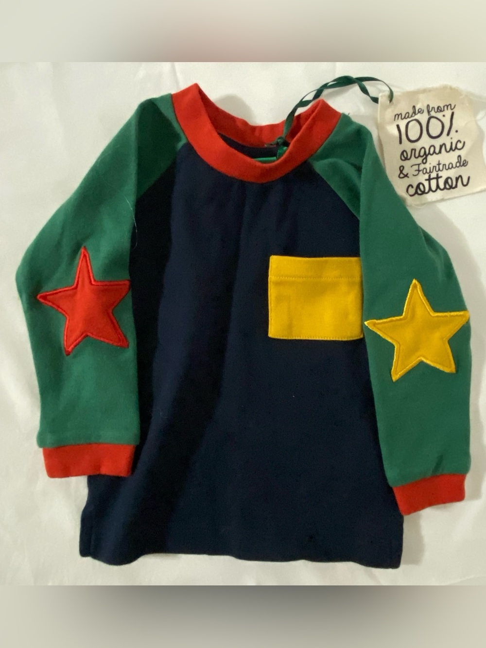 Little Green Radicals Organic Long Sleeve Shirt
Size:  3-6m
